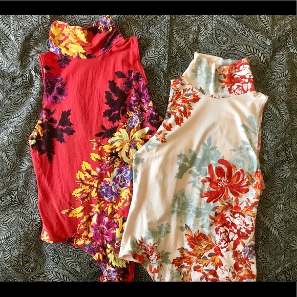 Free People Floral Bodysuits - Picture 5 of 8